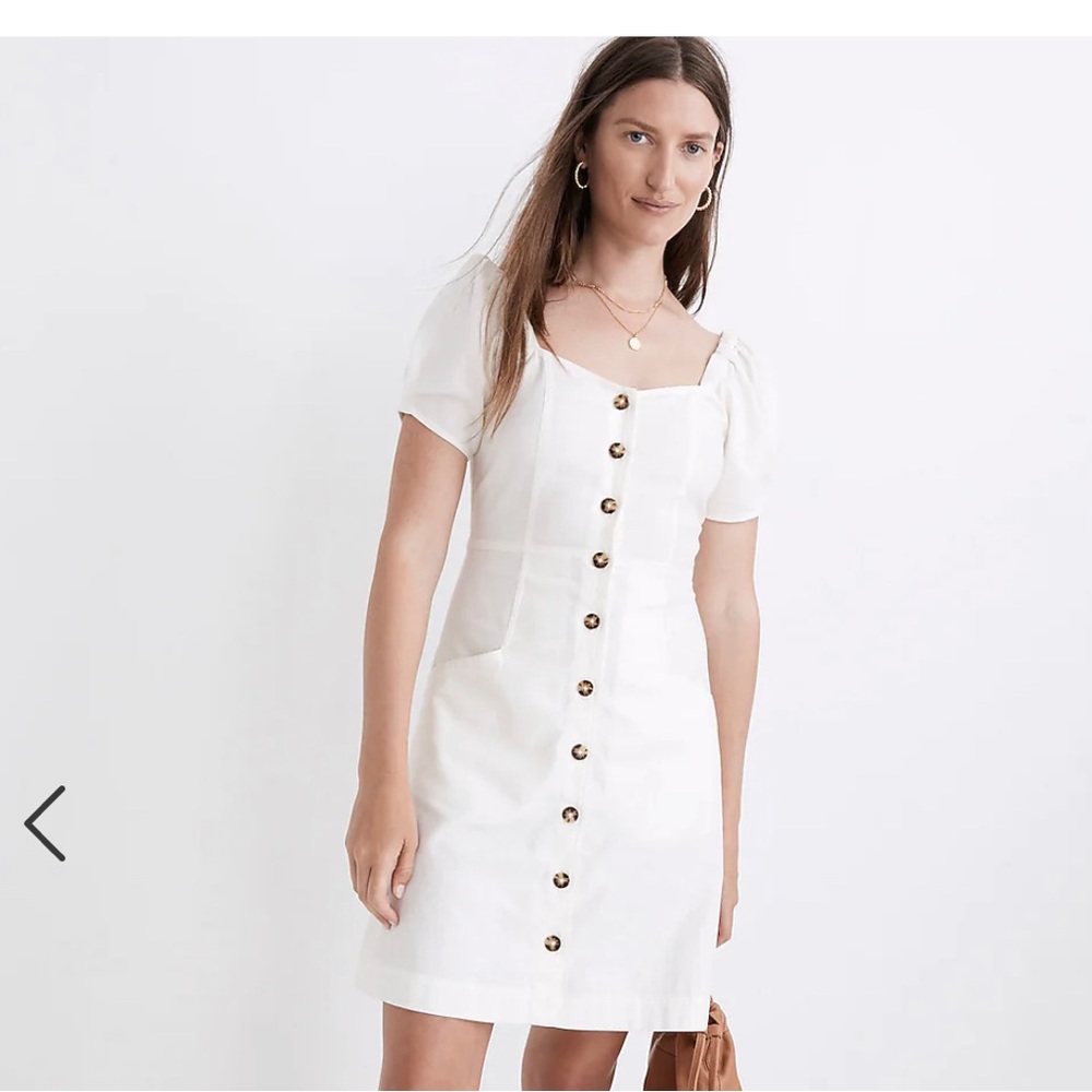 Madewell Cotton/Linen Dress NWT